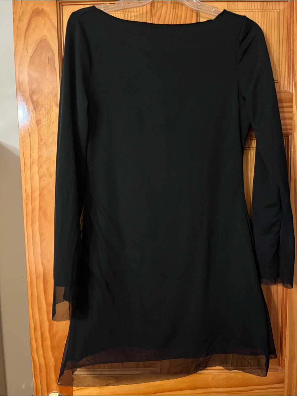 SHEIN Black Stretch Jersey Dress